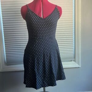 Navy Polka dot dress